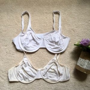LOT OF 2 SOFT COTTON BLEND BRAS 🖤
